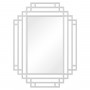 Зеркало многоугольное декоративное в белой раме Riserva white