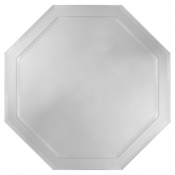 Зеркало восьмиугольное в зеркальной раме Moro