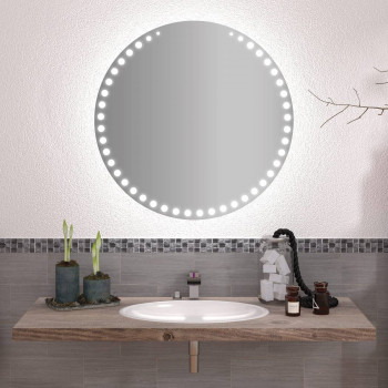 Круглое зеркало с подсветкой Софи