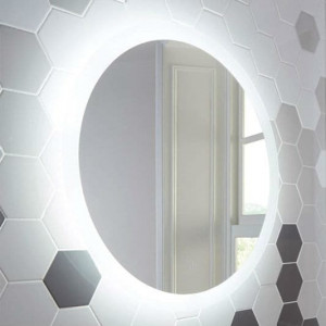 Круглое настенное зеркало со светодиодной LED-подсветкой Балтазар