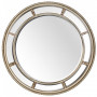 Большое круглое зеркало Prestige Silver 