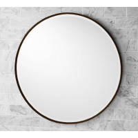 Круглое зеркало в раме Эва Бронза