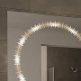 Квадратное зеркало с подсветкой Дафна