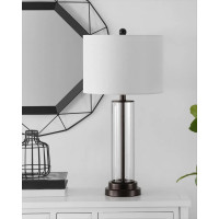 Чёрная настольная лампа Линетт