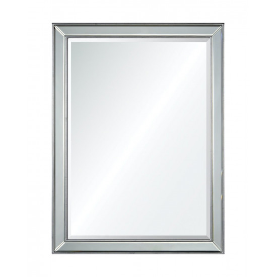 Зеркало настенное в серебряной раме Блез silver