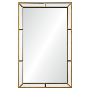 Зеркало настенное в золотой раме Эвин