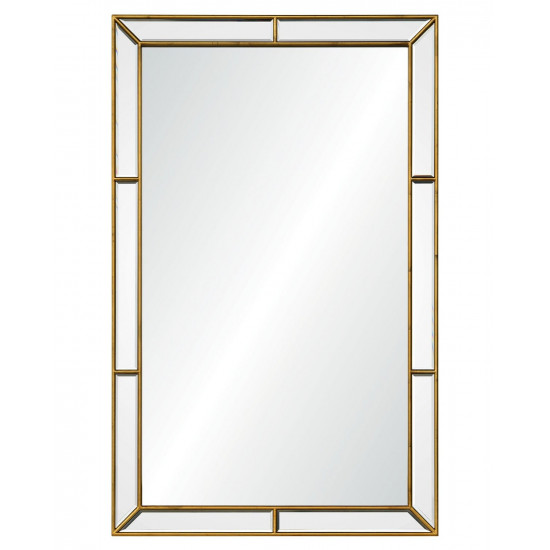 Зеркало настенное в золотой раме Эвин