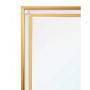 Настенное прямоугольное зеркало в золотой раме Триест
