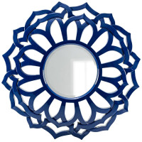 Зеркало в синей раме Коул Navy