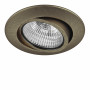 Встраиваемый точечный декоративный светильник под заменяемые галогенные или LED лампы Teso adj Lightstar 011081