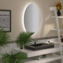 Овальное зеркало с подсветкой Афина