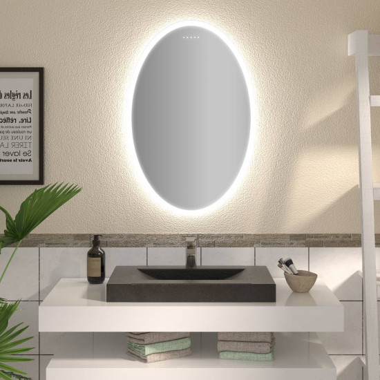 Овальное зеркало с подсветкой Аида