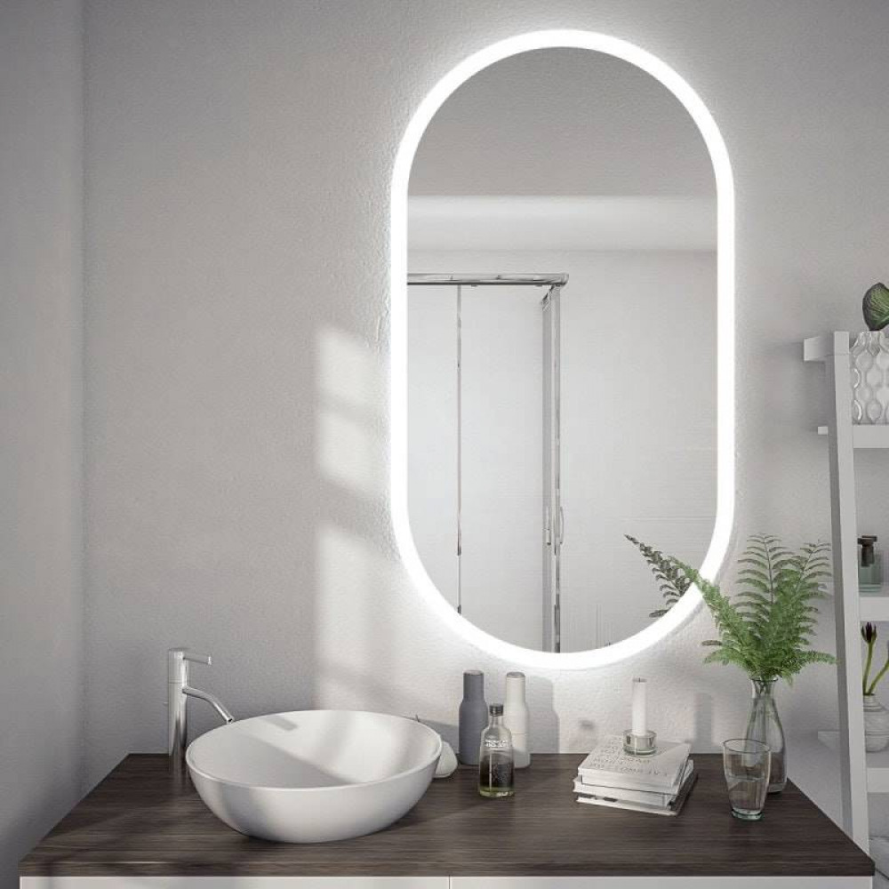 Овальное зеркало с подсветкой Шайн —   в интернет .