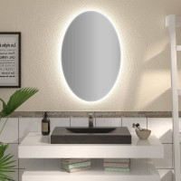 Овальное зеркало с подсветкой Тамин