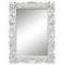 Зеркало настенное в белой раме «Арне» Белый глянец