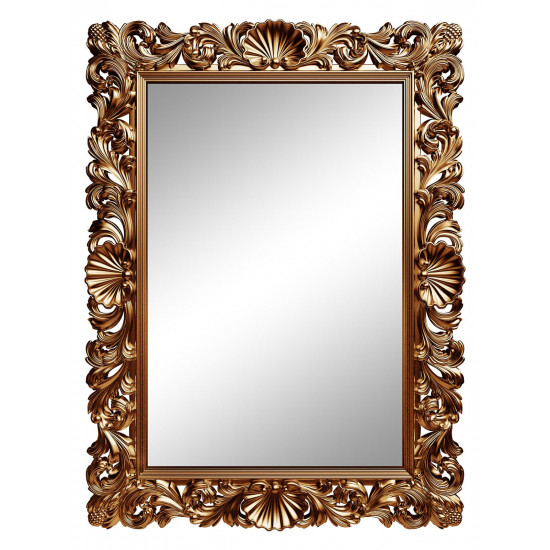 Зеркало настенное в золотой раме «Арне» Золото королевское