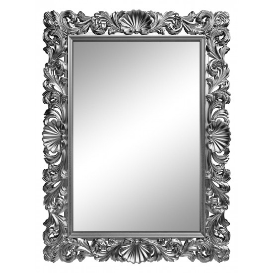 Зеркало настенное в серебряной раме «Арне» Серебро хром