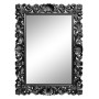 Зеркало настенное в серебряной раме «Арне» Серебро/патина титан