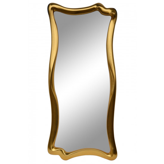 Зеркало настенное в фигурной раме «Марна» Золото королевское