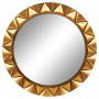 Круглое настенное зеркало в раме «Эрленд» Золото