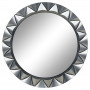 Круглое настенное зеркало в раме «Эрленд» Серебро хром