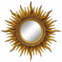Зеркало солнце «Ринд» лучи цвета Золото/патина