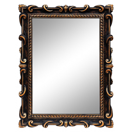 Зеркало настенное в раме «Лива» Венге/золото