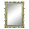Зеркало настенное в зелёной раме «Лива» Олива/золото/патина