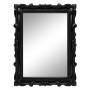 Зеркало настенное в чёрной раме «Лива» Чёрный глянец