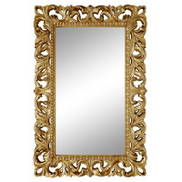 Зеркало настенное в золотой раме «Анника» Золото/патина