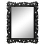 Зеркало настенное в чёрной раме «Фрея» Чёрный глянец