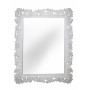 Зеркало настенное в белой раме «Фрея» Белый RAL9010/кракелюр