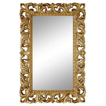 Зеркало настенное в золотой раме «Отталиа» Золото/патина