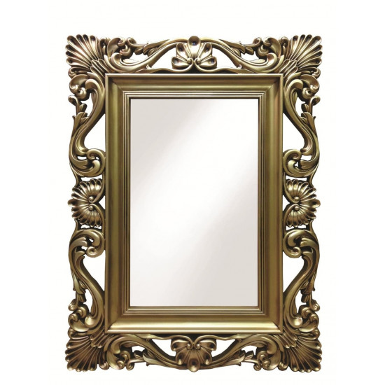 Зеркало настенное в раме «Дэгни» Золотистый орех