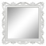 Зеркало квадратное настенное в белой раме «Мэрит» Белый глянец
