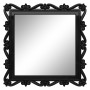 Зеркало квадратное настенное в чёрной раме «Мэрит» Чёрный глянец