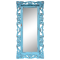 Зеркало напольное и настенное большое в полный рост в голубой раме «Дэгни» Голубой/охра/шебби шик