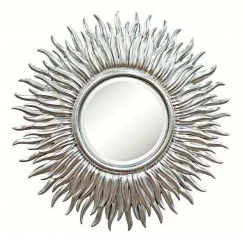 Зеркало серебряное в виде солнца «Джейн» Серебро