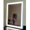 Зеркало в деревянной раме с LED подсветкой Эксл Роуз Белое