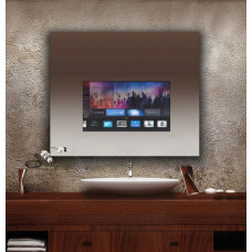 Влагостойкое Smart зеркало-телевизор для ванной, душевой и влажных помещений BG001