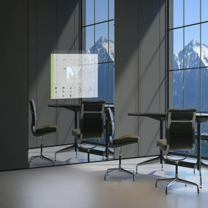 Телевизор для офиса, встроенный в зеркало или стекло BG009