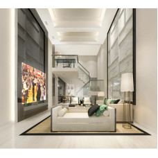 Экран для рекламы, встроенный в зеркало или стекло BG010