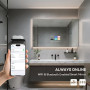 Умное Smart зеркало с подсветкой и сенсорным экраном с Android OS SM003-1 1200х800 мм