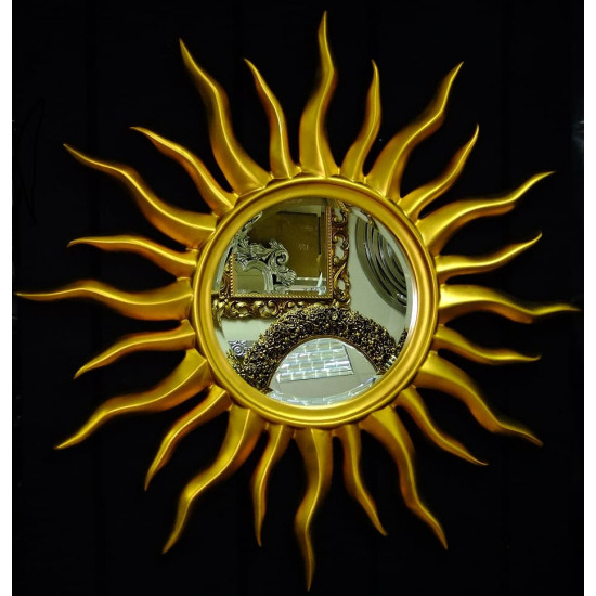 Зеркало солнце Rimini Золото