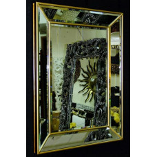 Зеркало в зеркальной раме Selfie 2 Античное Золото
