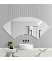 Зеркало-веер без рамы и без подсветки MM002