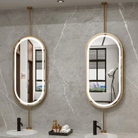 Овальное зеркало на штанге с фронтальной подсветкой Виола 1