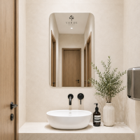 Настенное зеркало с логотипом, текстом или рисунком LG005