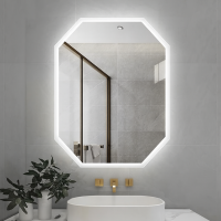 Восьмиугольное зеркало с LED подсветкой Джустер