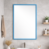 Зеркало в голубой раме М018